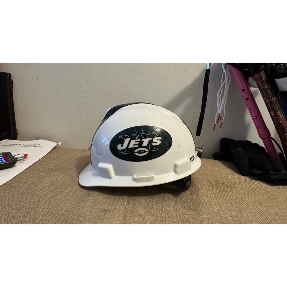 MSA Standard Size New York Jets NFL Hard Hat Item #299388 | Model #818435
